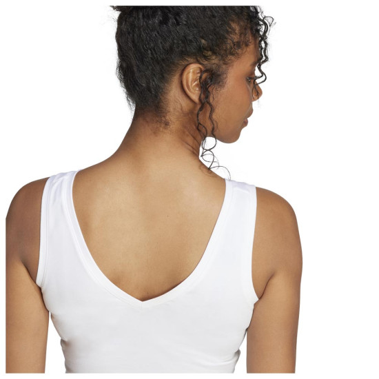 Adidas Γυναικεία αμάνικη μπλούζα Small Logo Single Jersey Cropped Tank Top Adidas Γυναικεία αμάνικη μπλούζα Small Logo Single Jersey Cropped Tank Top